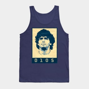 Rip Print Diego Maradona T-Shirt Tank Top